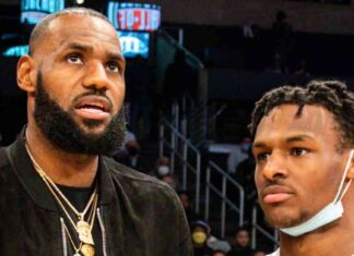 LeBron James Reacts to Making Debut With Son Bronny James as Lakers Teammates news-01102024-164906