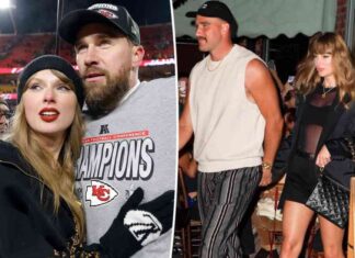 Celebrities Taylor Swift and Travis Kelce Spotted Dining in Park celebrities-taylor-swift-and-travis-kelce-spotted-dining-in-park