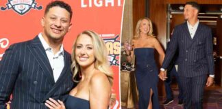 brittany-mahomes-stuns-in-high-slit-strapless-dress-at-husbands-event