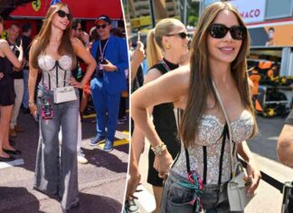 Sofía Vergara Stuns in Low-Cut Lace Bustier at F1 Grand Prix sofa-vergara-stuns-in-low-cut-lace-bustier-at-f1-grand-prix