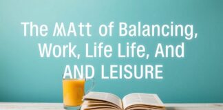 The Art of Balancing Work, Life, and Leisure: A Contemporary Lifestyle Handbook