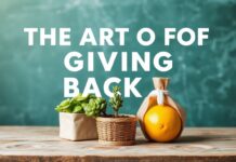The Art of Giving Back: Incorporating Charity into Your Lifestyle