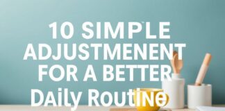 10 Simple Adjustments for a Better Daily Routine