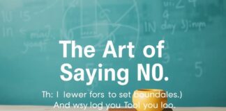 The Art of Saying No: How I Learned to Set Boundaries (And Why You Should Too)