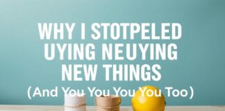 Why I Stopped Buying New Things (And You Should Too)